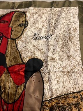 Vintage Picasso scarf 34” square